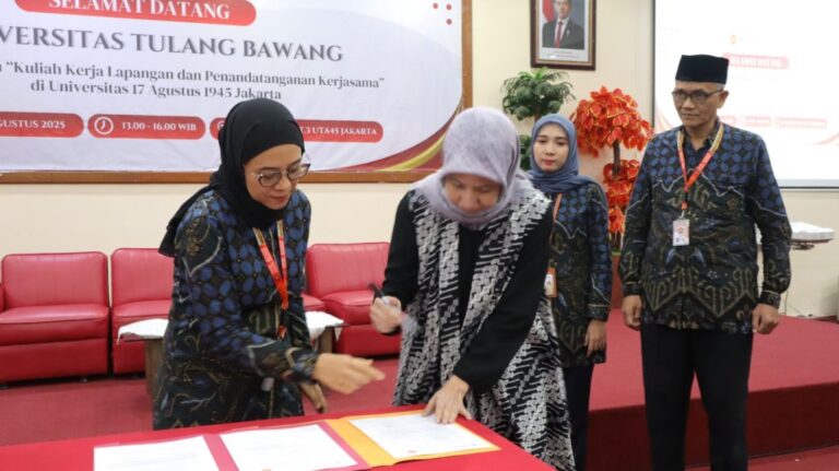 UTA’45 Jakarta Terima Kunjungan Universitas Tulang Bawang Lampung, Perkuat Kolaborasi Akademik