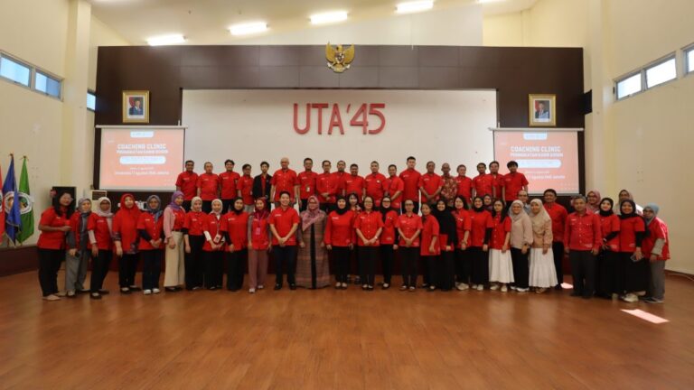 UTA’45 Jakarta Perkuat Kapasitas Akademik Dosen Lewat Coaching Clinic